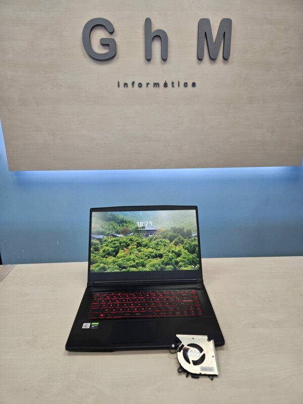 Portátil MSI GF63 cambio de cooler y Windows 11 ghminformatica