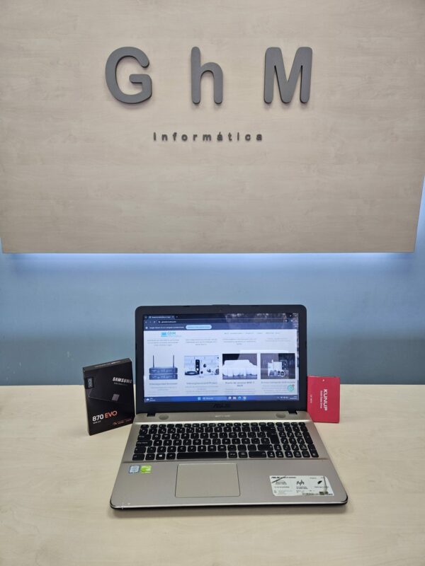 Portatil Asus F541G cambio de SSD y actualización Windows 11