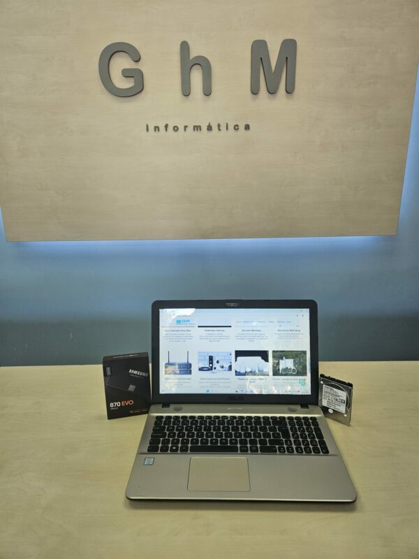 reparacion asus f541u cambio hdd ssd windows 11