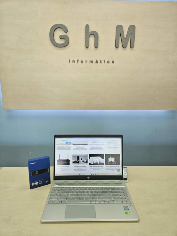 reparacion hp pavilion 15 ampliacion ssd windows 11