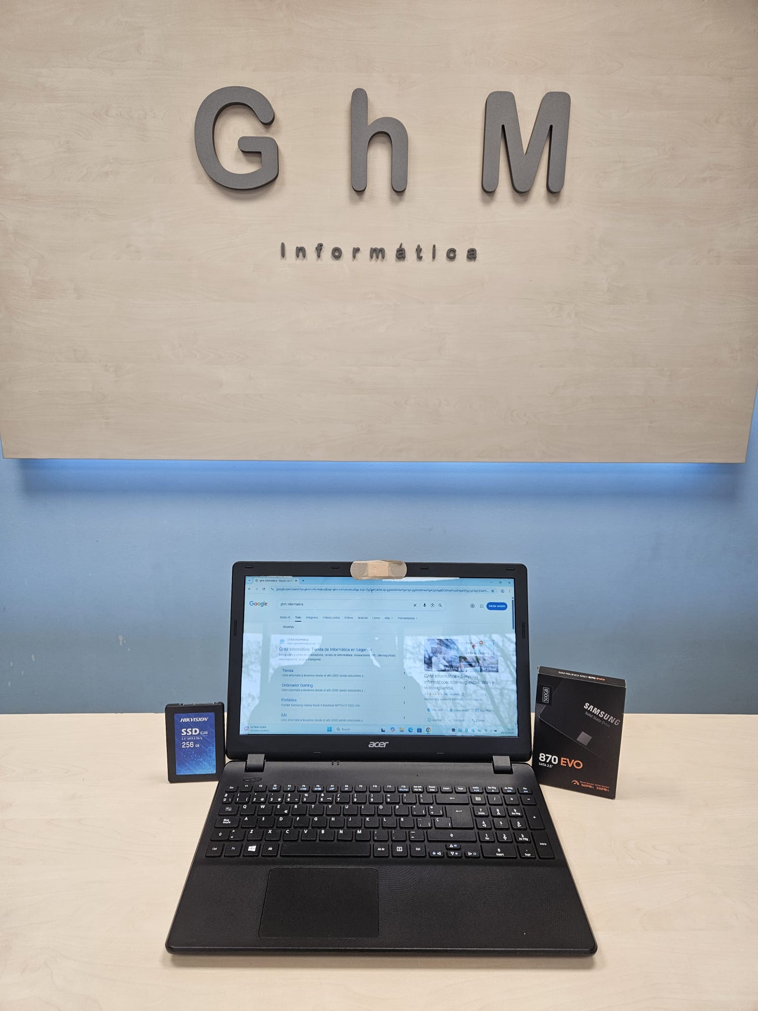 Acer ES1 571 actualización Windows 11 ghminformatica